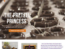 Tablet Screenshot of pretzelprincess.com